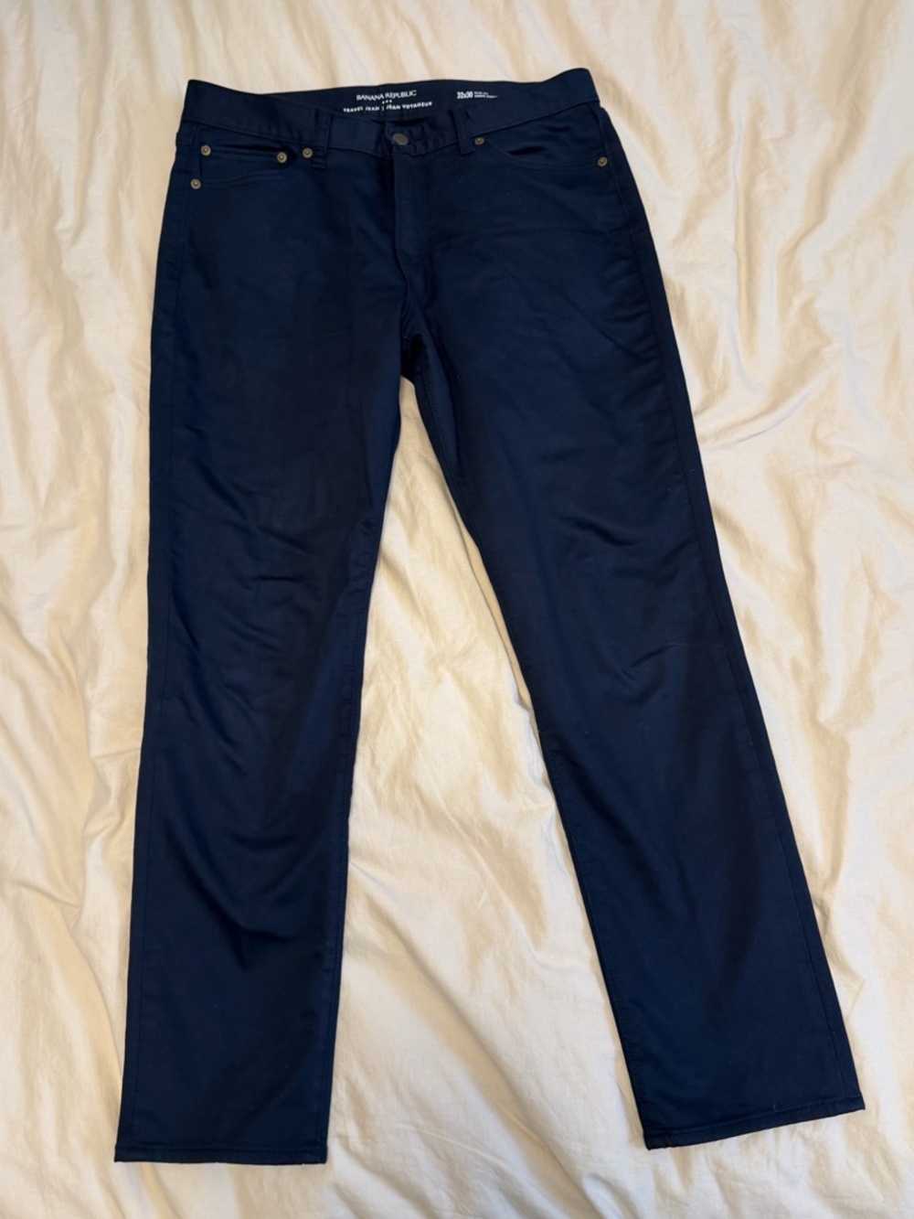 Men’s Straight-Leg Jeans in Navy